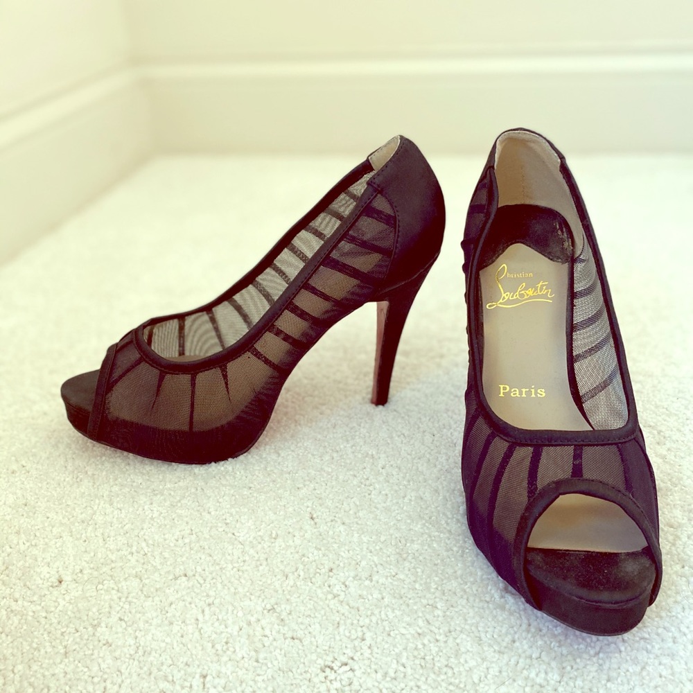 Lightly worn black Louboutins